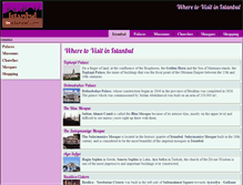 Tablet Screenshot of inistanbul.com
